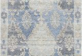 Laura ashley 8×10 area Rugs Cayla oriental Hand Knotted Silk Blue Beige area Rug