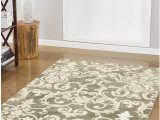 Laura ashley 8×10 area Rugs Laura ashley Halstead Plush Knit Microfiber 22" X 56" Accent Rug Taupe