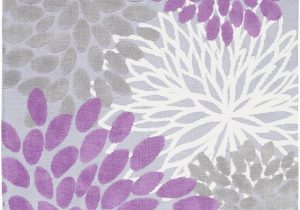 Lavender and Gray area Rugs Sanora Lavender and Gray Transitional area Rug 5 X 8