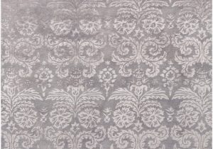 Lavender and Grey area Rug Avignon Scroll Wool Silky Sheen Lavender Grey area Rug