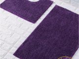 Lavender Bath Mat Rugs Goldstar Purple Shiny Sparkling 2 Piece Bath Mat and