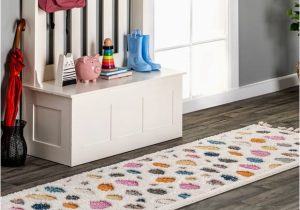 Leah Gray and Ivory Indoor area Rug Ivory Leah Pebble Shag area Rug