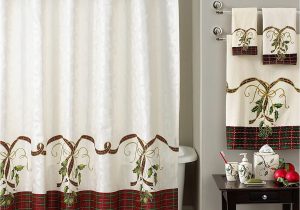 Lenox Christmas Bath Rug Amazon Lenox Holiday Christmas Shower Curtain Hooks