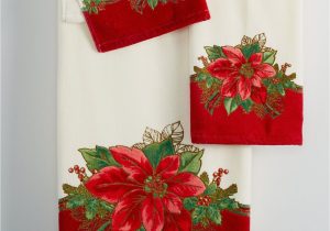 Lenox Christmas Bath Rug Closeout Lenox Holiday Poinsettia Tartan Bath towel