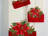 Lenox Holiday Bath Rug Closeout Lenox Holiday Poinsettia Tartan Bath towel