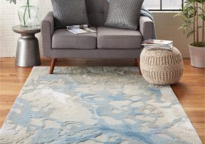 Light Blue Accent Rug Nourison Symmetry Light Blue/ivory area Rug – Overstock – 26457425