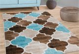 Light Blue and Brown Rug Amazon.com: Colorful area Rug for Living Room with Modern Moroccan …