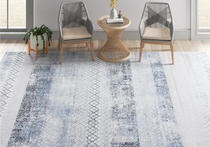 Light Blue and Gray area Rug Adames Geometric Gray/light Blue area Rug