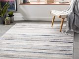 Light Blue and Gray area Rug Behan Striped Light Blue/off-white/gray area Rug