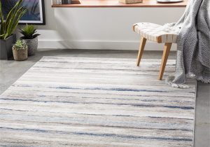 Light Blue and Gray area Rug Behan Striped Light Blue/off-white/gray area Rug