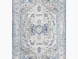 Light Blue and Gray area Rug Safavieh Brentwood Kerstin Traditional area Rug, Light Grey/blue, 2′ X 4′