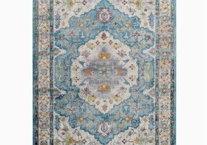 Light Blue and Yellow Rug Kyte Distressed Floral Persian Medallion Light Blue/ivory/yellow/orange area Rug