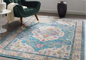 Light Blue and Yellow Rug Sutton area Rug Light Blue/ivory/yellow/orange – Froy.com