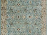 Light Blue Wool Rug E Of A Kind Dannie Hand Knotted Light Blue Wool area Rug