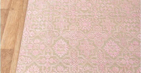 Light Pink area Rug 8×10 8×10 Pink area Rug Handmade Wool Transitional Design Light Pink Beige 6816 242×300 Cms