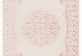 Light Pink area Rug 8×10 Bungalow Rose Fontanne oriental Pink White area Rug