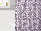 Light Purple Bath Rug Rodeo Floral 15 Piece Shower Curtain and Bath Rug Set In Lilac