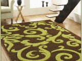 Lime Green and Black area Rug Brown and Lime Green area Rugs