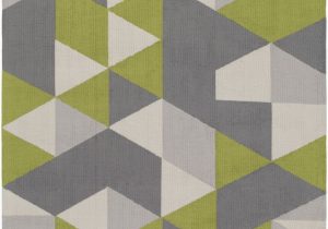 Lime Green and Grey area Rugs Joan Fulton Lime Rug In 2020