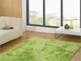 Lime Green Round area Rug Modern Thick Shaggy Quality Plain Lime Green Round Rug