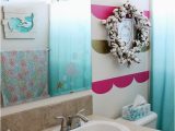 Little Mermaid Bathroom Rug Mermaid Inspired Little Girl Bathroom Girl Loves Glam