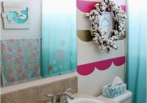 Little Mermaid Bathroom Rug Mermaid Inspired Little Girl Bathroom Girl Loves Glam