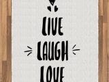 Live Laugh Love area Rugs Amazon Ambesonne Live Laugh Love area Rug Doodle