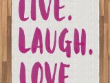 Live Laugh Love area Rugs Amazon Ambesonne Live Laugh Love area Rug Happy Life
