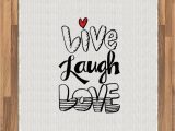 Live Laugh Love area Rugs Amazon Ambesonne Live Laugh Love area Rug Vintage Hand