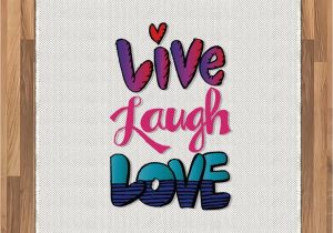 Live Laugh Love area Rugs Amazon Ambesonne Live Laugh Love area Rug Vintage