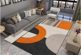Living Room area Rugs Contemporary Modern Abstract area Rug Contemporary Geometric Pattern Design Rugs Living Room Dining Room soft Low Stack Non-slip Floor Mat (color : D, Size : …