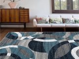 Living Room area Rugs Contemporary Rugshop Contemporary Abstract Circles Perfect for High Traffic areas Of Your Living Room,bedroom,home Office,kitchen Easy Cleaning area Rug 3’3″ X 5′ …