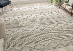 Living Spaces area Rugs 8×10 Flash Furniture Rectangular Modern White, Ivory Handwoven area Rug, 8′ X 10′