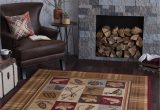 Lodge area Rugs 8 X 10 8 X 10 Tan Brown and Blue area Rug Nature