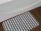 Long Black Bathroom Rug Expressing Xo Bath Rug