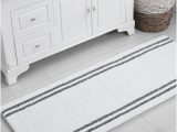 Long Gray Bathroom Rug Stripe Noodle Bath Rug Collection In 2020