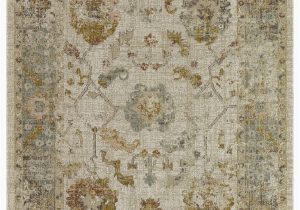 Low Pile White area Rug Alcantras Collection Low Pile Distressed oriental Medallion area Rug G0397 Beige & Cream – Beverly Rug
