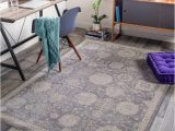 Lowes Extra Large area Rugs Allen   Roth Miriam 9 X 12 Blue Indoor Floral/botanical Mid …
