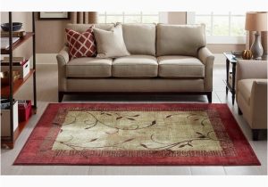 Lowes Extra Large area Rugs Allen   Roth Tinsley 10 X 13 Red Indoor Floral/botanical area Rug …