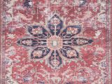 Lucca Red Blue Rug Lf 04 Mh Rust Ivory