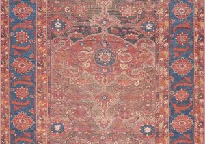 Lucca Red Blue Rug Lucca Lf 07 Rust Blue area Rug Magnolia Home by Joanna