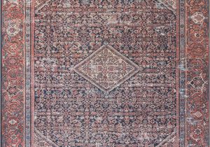 Lucca Red Blue Rug Lucca Lf 08 Navy Red area Rug Magnolia Home by Joanna