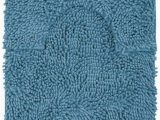 Luxurious Loop Chenille Bath Rugs Bath Mat Set 2 Piece Non Slip Pedestal Mat Loop Luxury Bathroom Rug New Teal Loop Bath Set