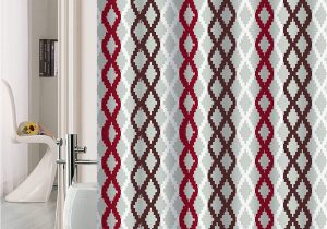Luxury Bathroom Rug Sets Luxury Home Collection 15 Pc Bath Rug Set Printed Non Slip Bathroom Rug Mat and Rug Contour and Shower Curtain and Rings Hooks New Burgundy