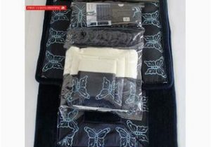 Luxury Bathroom Rug Sets Luxury Home Collection 18 Pc Bath Rug Set Embroidery Non