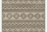 Machine Washable area Rugs 8×10 Linear Aztec Neutral Rug