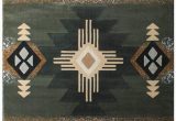 Made by Design area Rugs south West Native American area Rug Design C318 Sage Green 5 Feet X 7 Feet