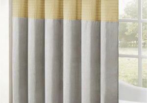 Madison Park Amherst Bath Rug Madison Park Amherst Fabric Yellow Shower Curtain Transitional Simple Curtains