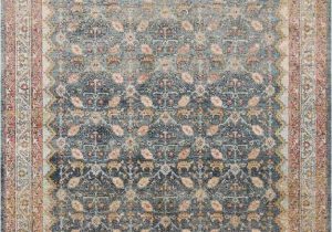 Magnolia Home Collection area Rugs Graham Gra 01 Blue Persimmon area Rug Magnolia Home by Joanna Gaines