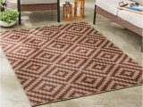 Mainstays 5 X 7 area Rug Mainstays Red Tribal Diamond Indoor Outdoor area Rug 5 X 7 Walmart Walmart